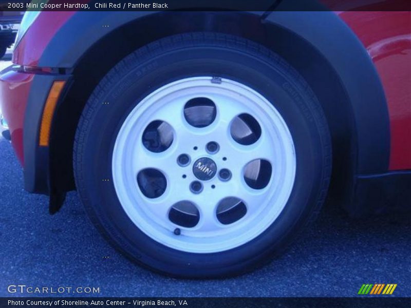 Chili Red / Panther Black 2003 Mini Cooper Hardtop
