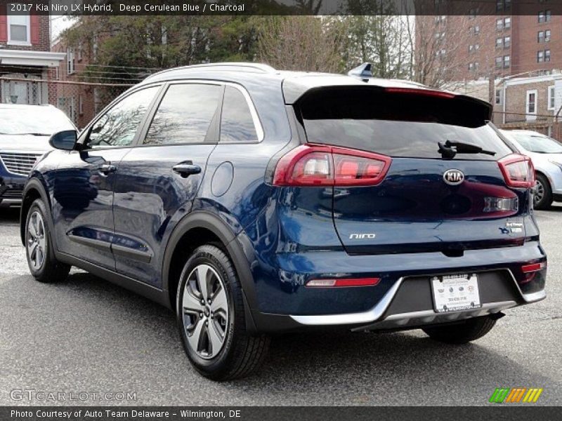 Deep Cerulean Blue / Charcoal 2017 Kia Niro LX Hybrid