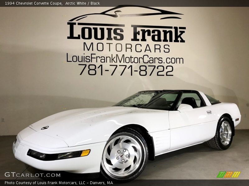 Arctic White / Black 1994 Chevrolet Corvette Coupe