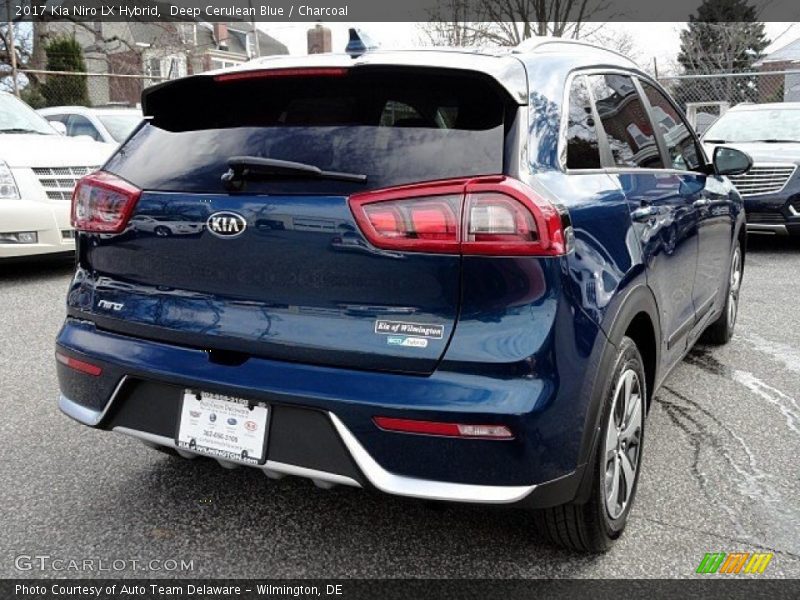 Deep Cerulean Blue / Charcoal 2017 Kia Niro LX Hybrid