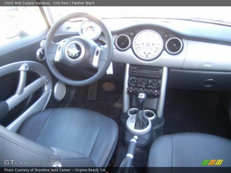 Chili Red / Panther Black 2003 Mini Cooper Hardtop
