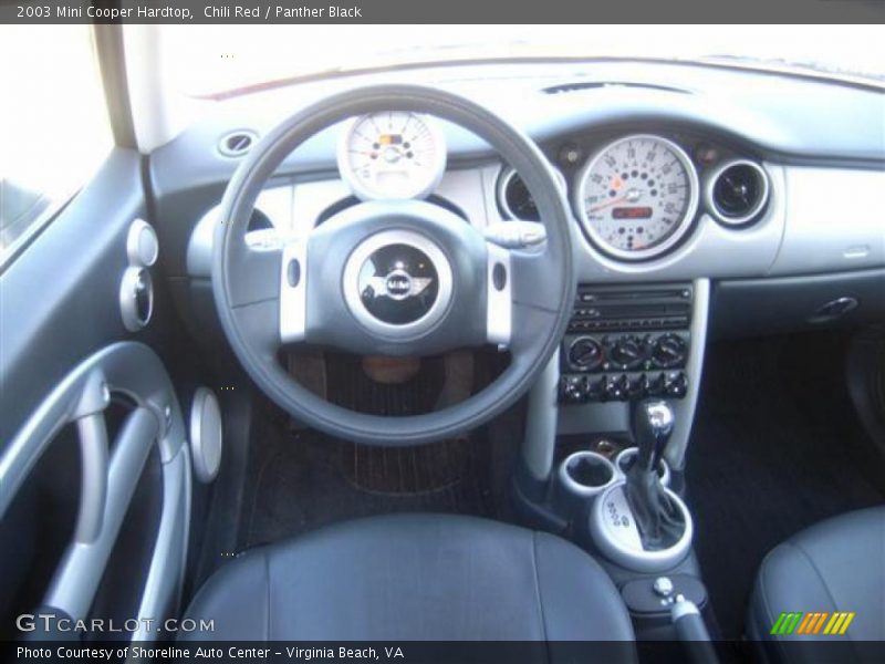 Chili Red / Panther Black 2003 Mini Cooper Hardtop