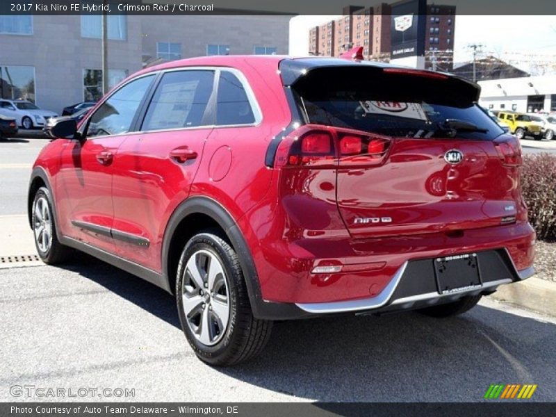 Crimson Red / Charcoal 2017 Kia Niro FE Hybrid