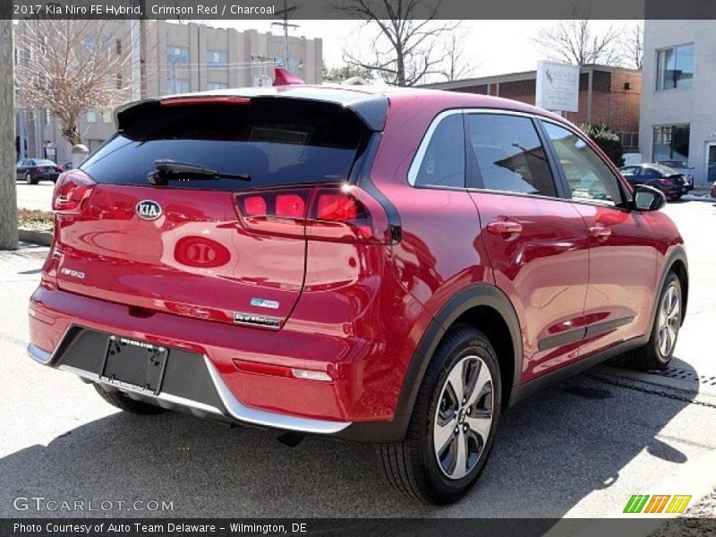 Crimson Red / Charcoal 2017 Kia Niro FE Hybrid