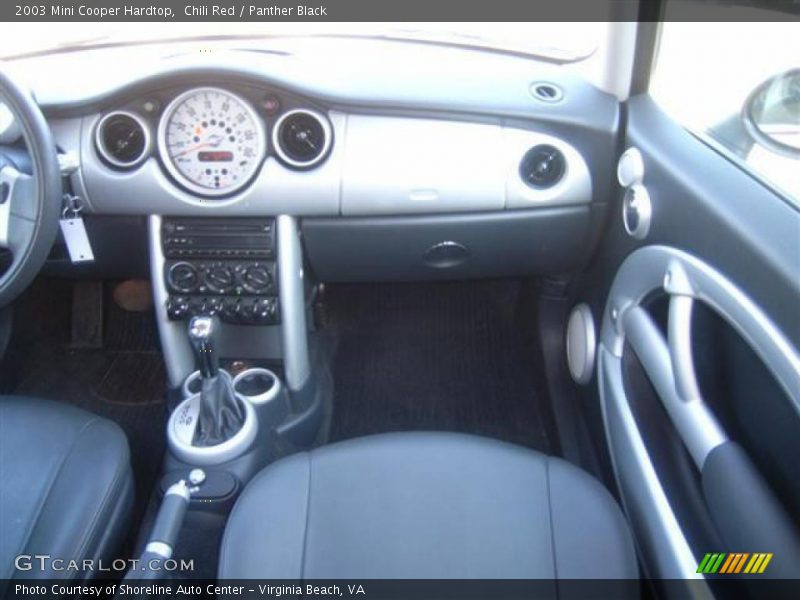 Chili Red / Panther Black 2003 Mini Cooper Hardtop