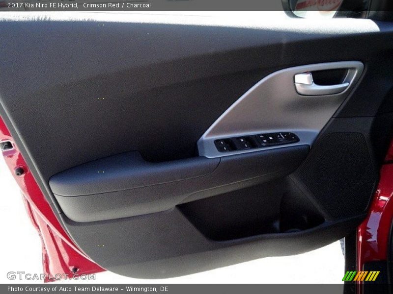 Crimson Red / Charcoal 2017 Kia Niro FE Hybrid
