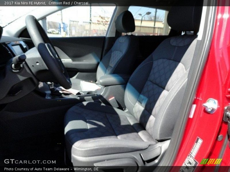 Crimson Red / Charcoal 2017 Kia Niro FE Hybrid