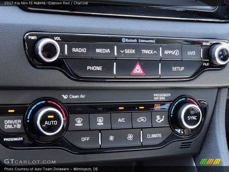 Controls of 2017 Niro FE Hybrid