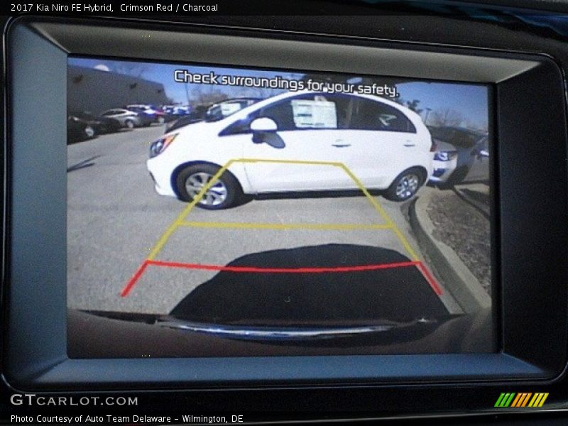 Crimson Red / Charcoal 2017 Kia Niro FE Hybrid