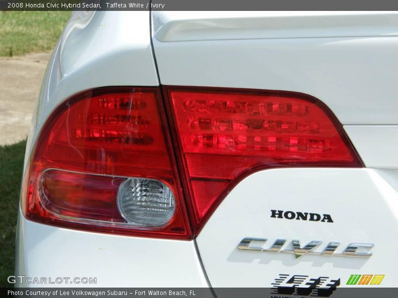 Taffeta White / Ivory 2008 Honda Civic Hybrid Sedan
