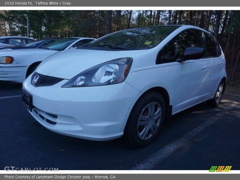Taffeta White / Gray 2010 Honda Fit
