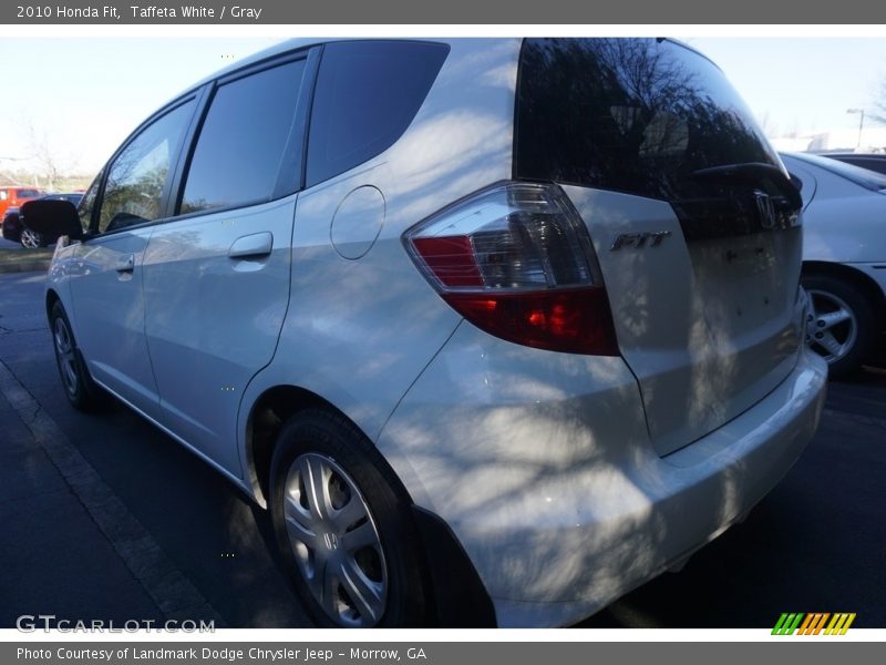 Taffeta White / Gray 2010 Honda Fit