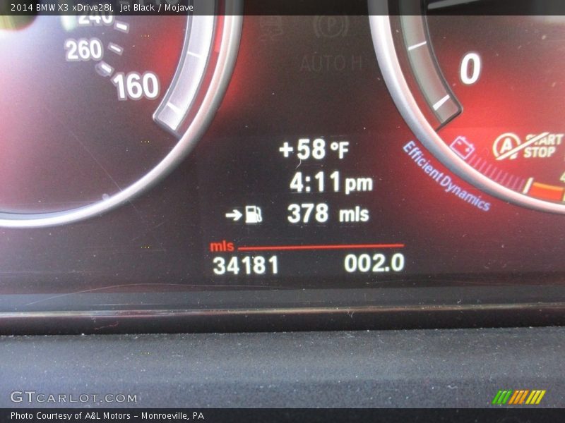 Jet Black / Mojave 2014 BMW X3 xDrive28i