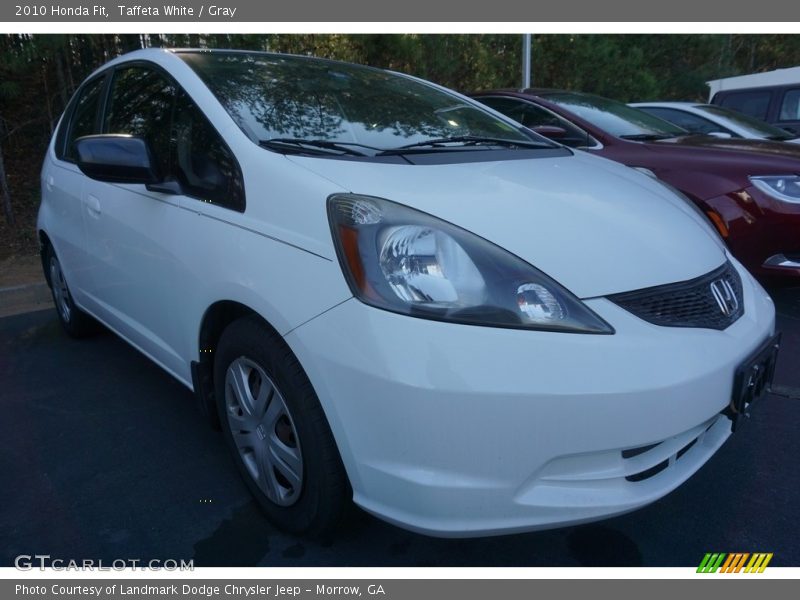 Taffeta White / Gray 2010 Honda Fit