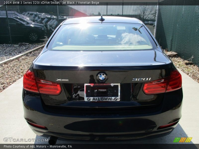 Jet Black / Venetian Beige 2014 BMW 3 Series 320i xDrive Sedan