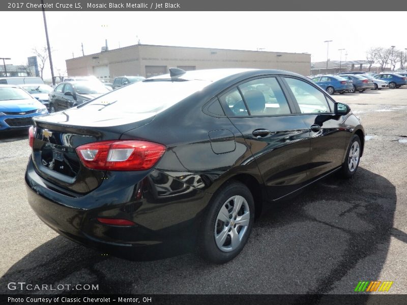 Mosaic Black Metallic / Jet Black 2017 Chevrolet Cruze LS