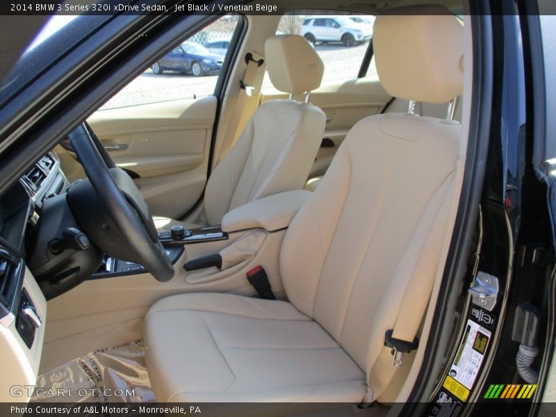 Jet Black / Venetian Beige 2014 BMW 3 Series 320i xDrive Sedan
