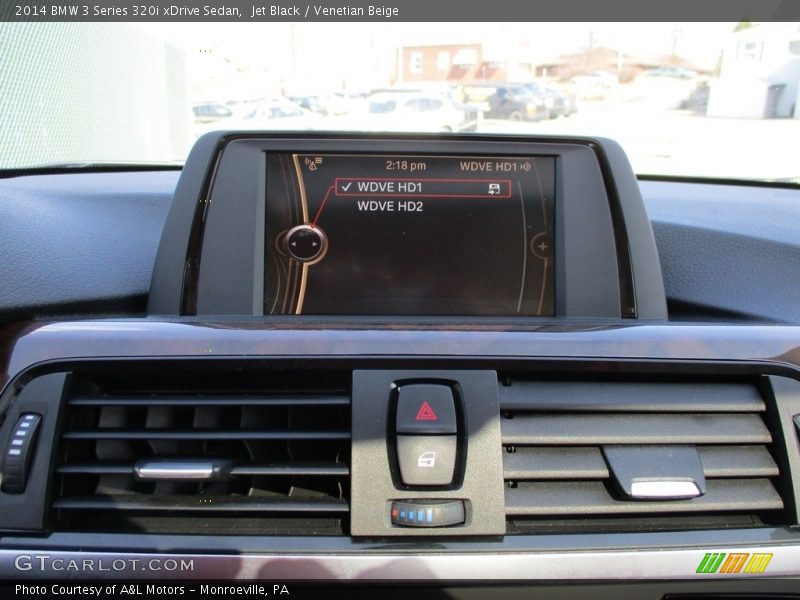 Jet Black / Venetian Beige 2014 BMW 3 Series 320i xDrive Sedan