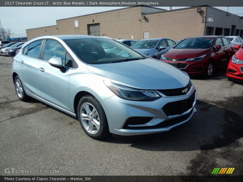 Arctic Blue Metallic / Dark Atmosphere/Medium Atmosphere 2017 Chevrolet Cruze LT