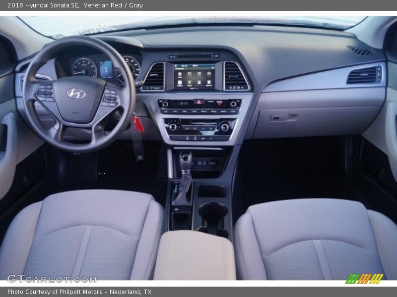 Venetian Red / Gray 2016 Hyundai Sonata SE
