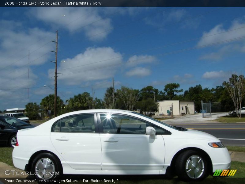 Taffeta White / Ivory 2008 Honda Civic Hybrid Sedan