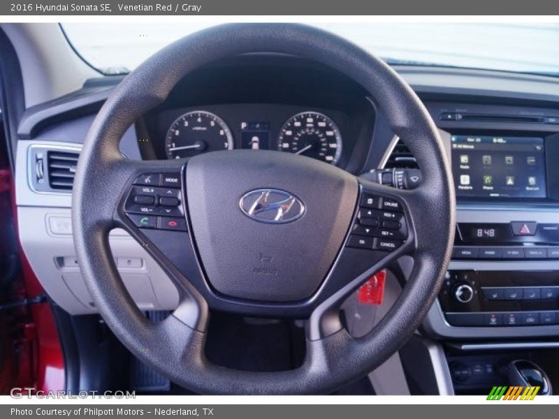 Venetian Red / Gray 2016 Hyundai Sonata SE
