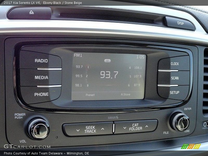 Ebony Black / Stone Beige 2017 Kia Sorento LX V6