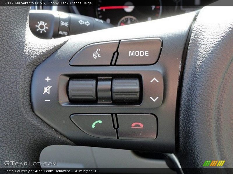 Ebony Black / Stone Beige 2017 Kia Sorento LX V6