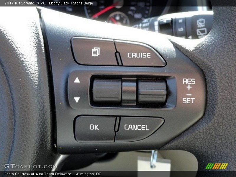 Ebony Black / Stone Beige 2017 Kia Sorento LX V6