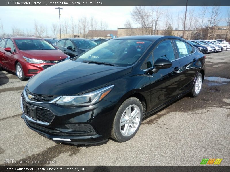 Mosaic Black Metallic / Jet Black 2017 Chevrolet Cruze LT