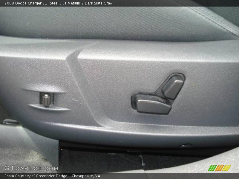 Steel Blue Metallic / Dark Slate Gray 2008 Dodge Charger SE
