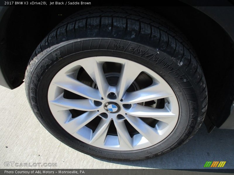 Jet Black / Saddle Brown 2017 BMW X3 xDrive28i