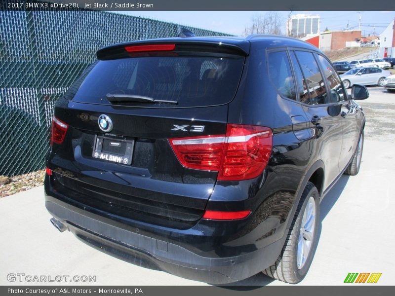 Jet Black / Saddle Brown 2017 BMW X3 xDrive28i