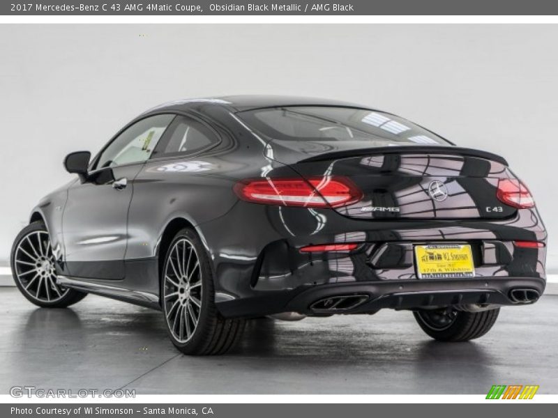 Obsidian Black Metallic / AMG Black 2017 Mercedes-Benz C 43 AMG 4Matic Coupe