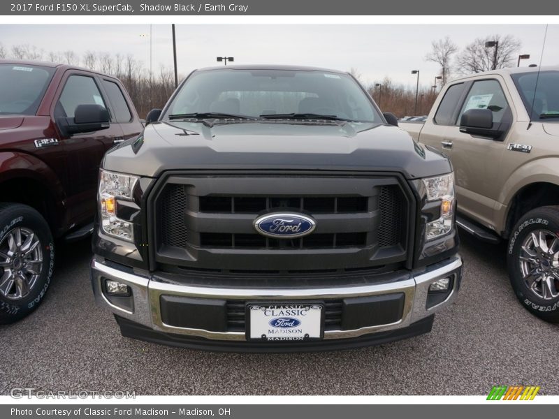 Shadow Black / Earth Gray 2017 Ford F150 XL SuperCab