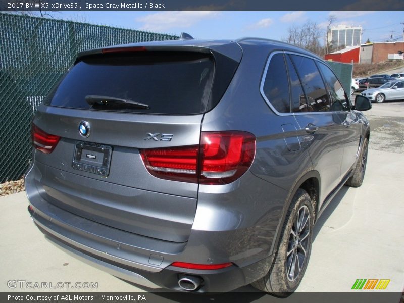 Space Gray Metallic / Black 2017 BMW X5 xDrive35i