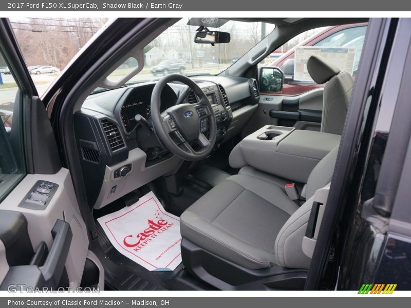  2017 F150 XL SuperCab Earth Gray Interior