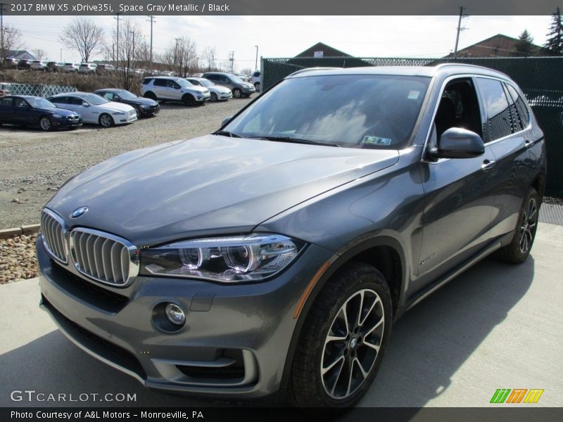 Space Gray Metallic / Black 2017 BMW X5 xDrive35i