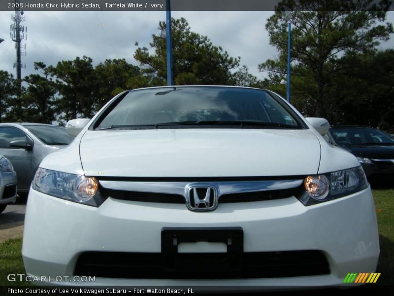 Taffeta White / Ivory 2008 Honda Civic Hybrid Sedan