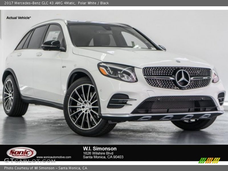 Polar White / Black 2017 Mercedes-Benz GLC 43 AMG 4Matic