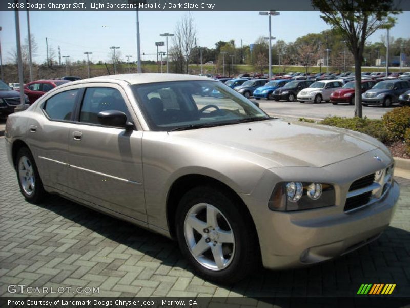 Light Sandstone Metallic / Dark Slate Gray 2008 Dodge Charger SXT