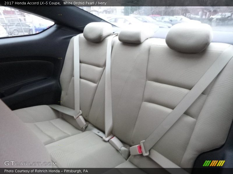 White Orchid Pearl / Ivory 2017 Honda Accord LX-S Coupe