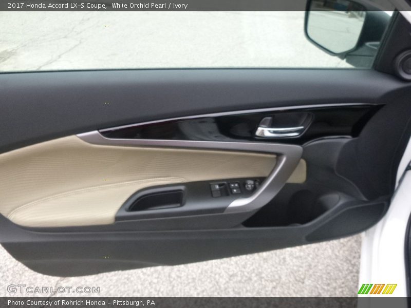 White Orchid Pearl / Ivory 2017 Honda Accord LX-S Coupe