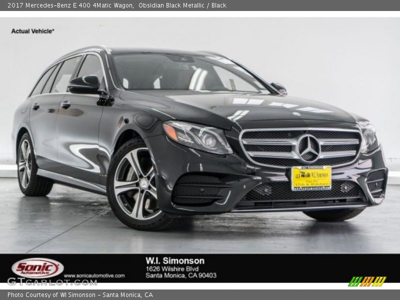 Obsidian Black Metallic / Black 2017 Mercedes-Benz E 400 4Matic Wagon