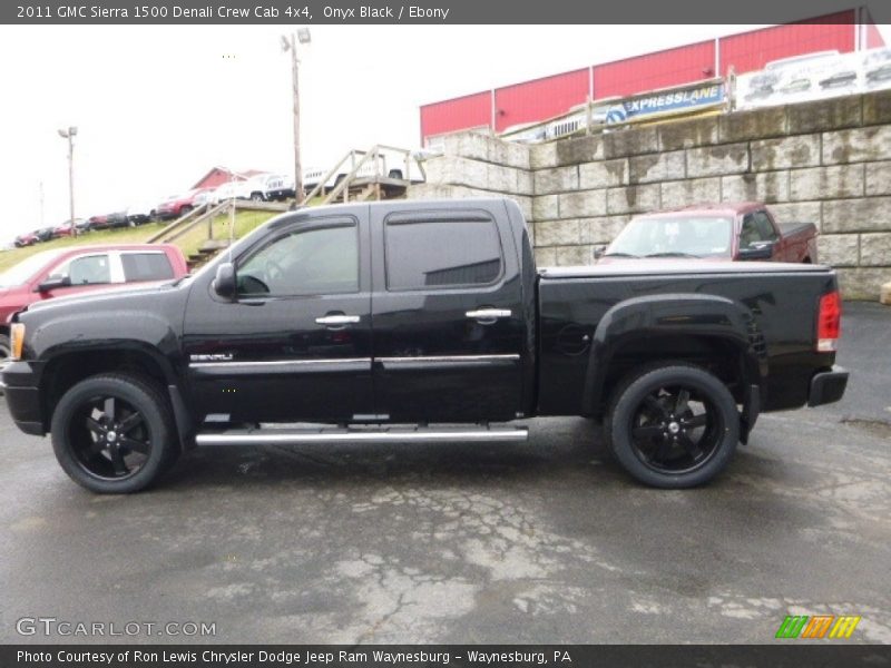 Onyx Black / Ebony 2011 GMC Sierra 1500 Denali Crew Cab 4x4