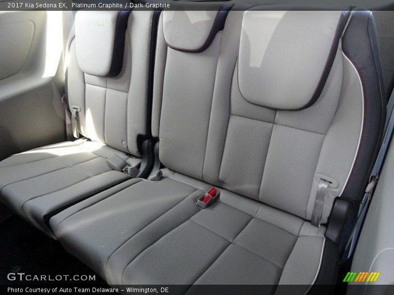 Rear Seat of 2017 Sedona EX