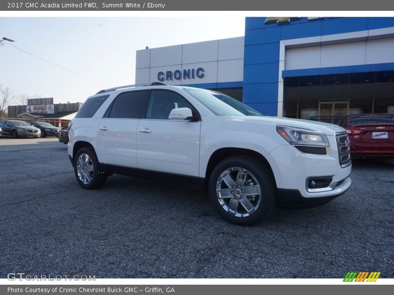 Summit White / Ebony 2017 GMC Acadia Limited FWD