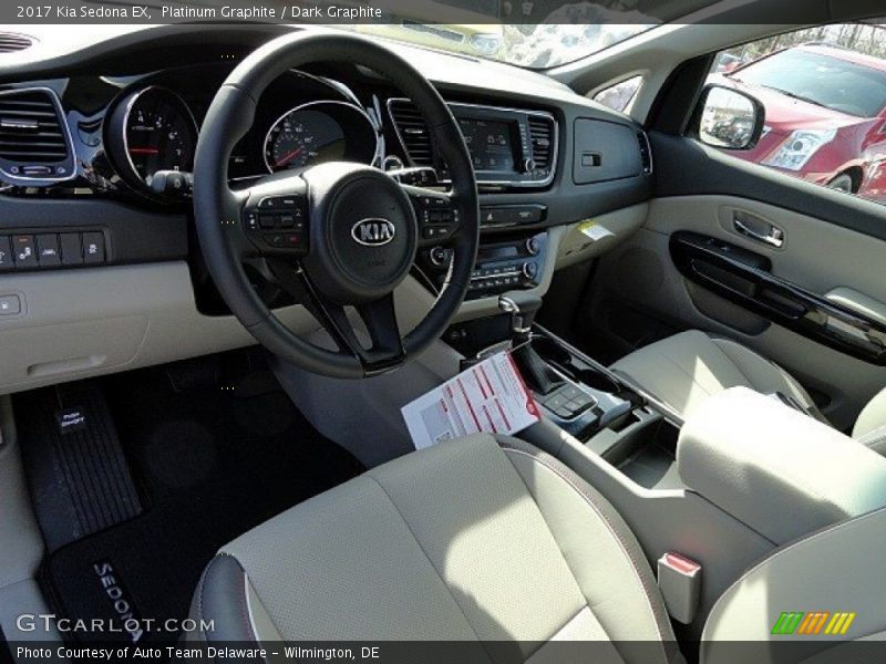  2017 Sedona EX Dark Graphite Interior