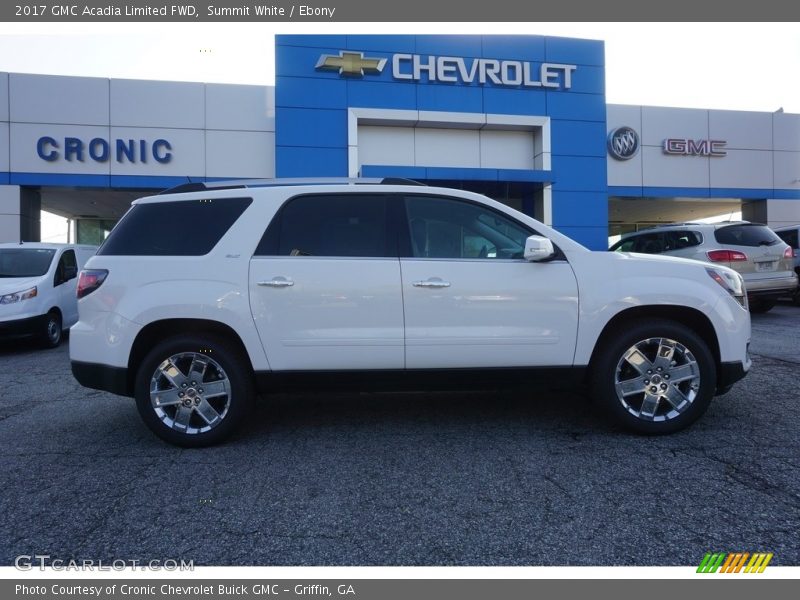 Summit White / Ebony 2017 GMC Acadia Limited FWD