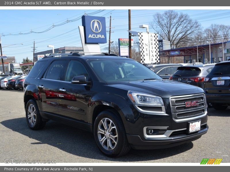 Carbon Black Metallic / Ebony 2014 GMC Acadia SLT AWD